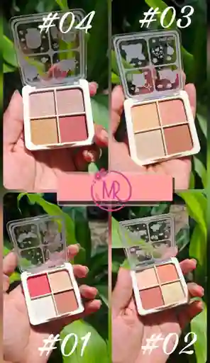 Paleta De Sombra E Iluminador #01