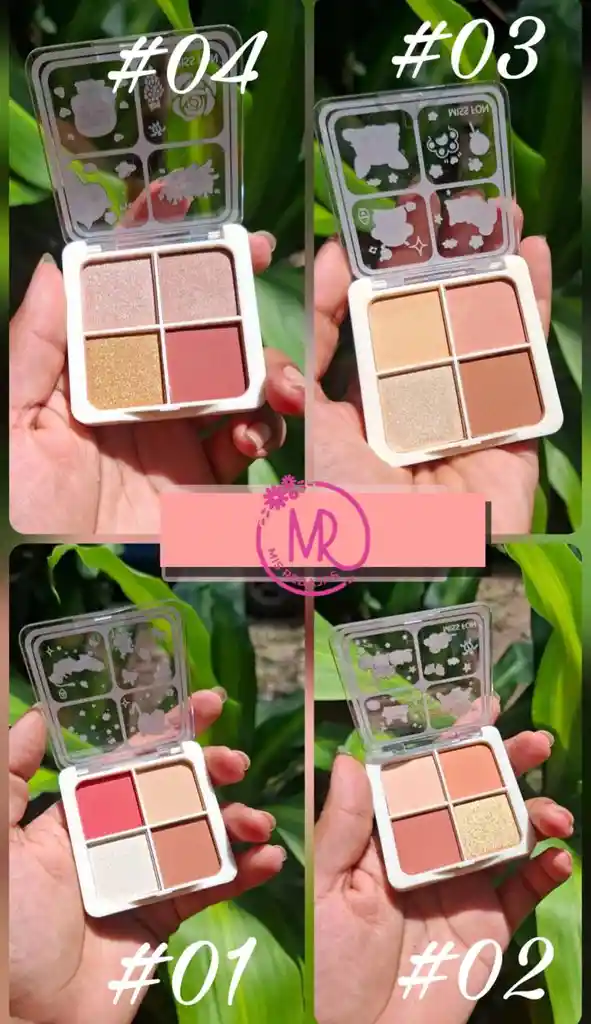 Paleta De Sombra E Iluminador #03