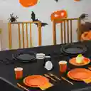Decoracion Para Mesa Naranja Negro Halloween