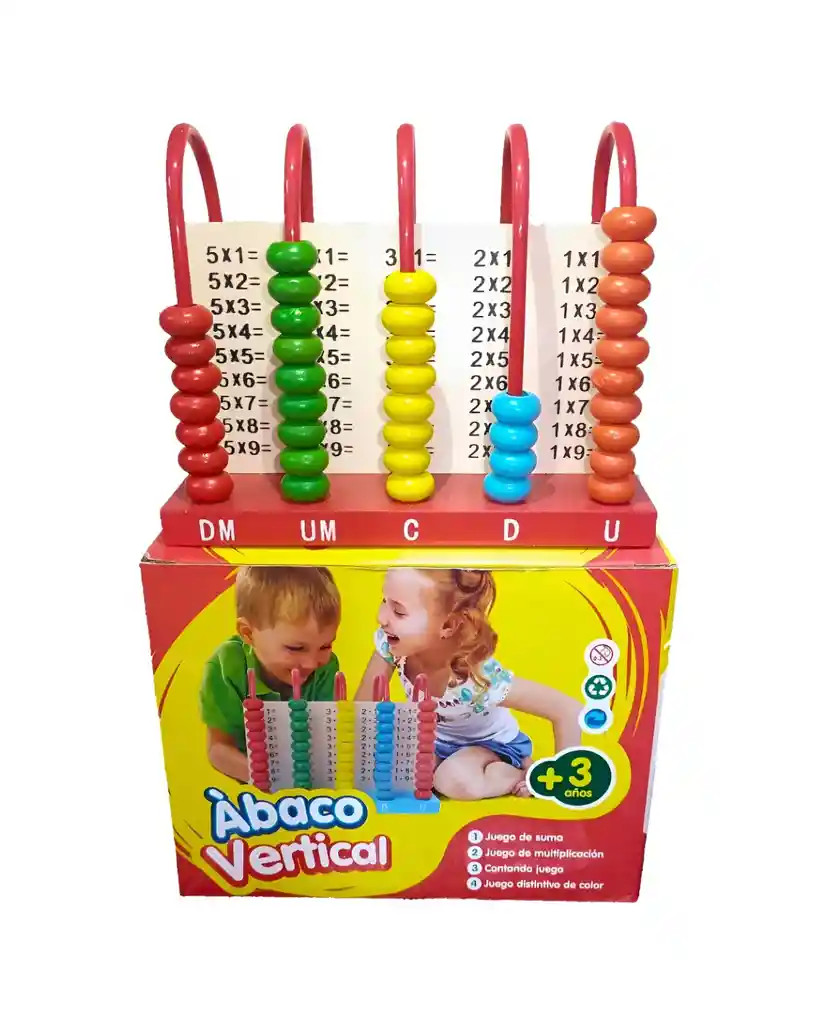 Ábaco Vertical – Aprende Valor Posicional