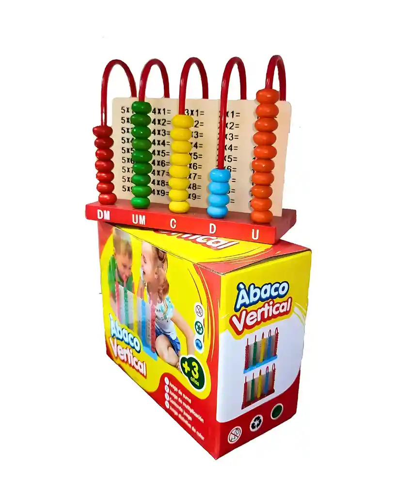 Ábaco Vertical – Aprende Valor Posicional