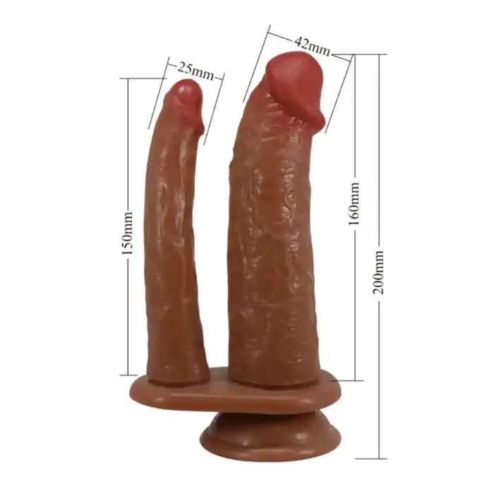 Dildo Consolador Doble Penetracion Realista Pretty Love