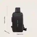 Bolso Bandolera Para Hombres Con Cerradura De Contraseña Antirrobo
