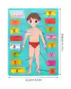 Lámina Educativa “las Partes De Mi Cuerpo”