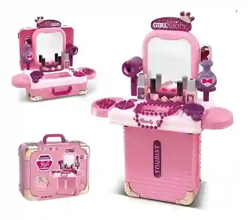 Tocador Peinador Juguete Niña Princesas Musical Mp3 Luces