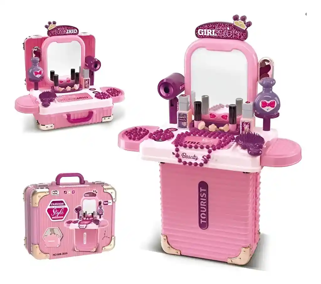 Tocador Peinador Juguete Niña Princesas Musical Mp3 Luces