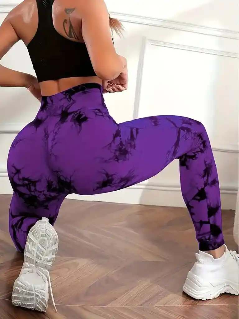 Leggins Mallas Tye Dye Push Up