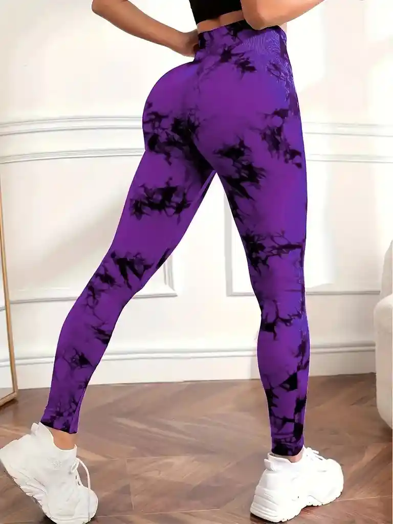 Leggins Mallas Tye Dye Push Up