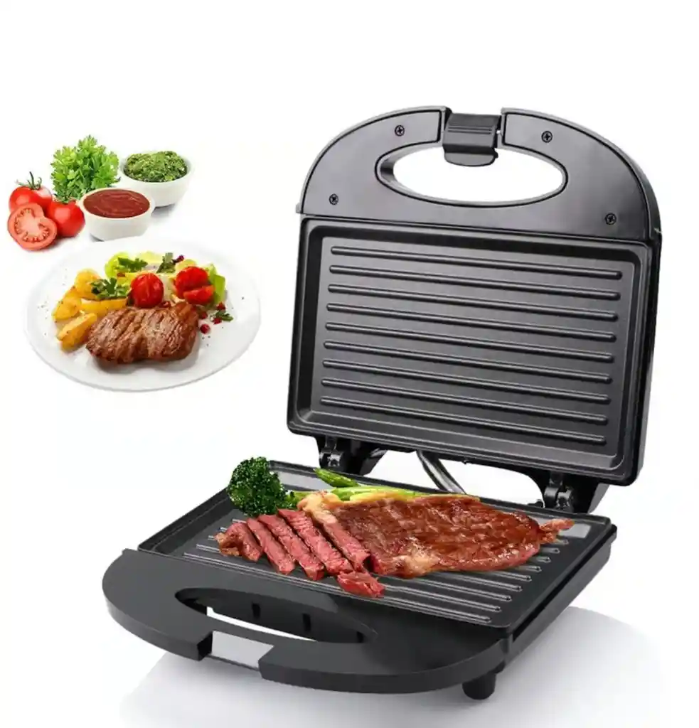 Sandwichera Parrilla De Prensa Panini Antiadheren 750w