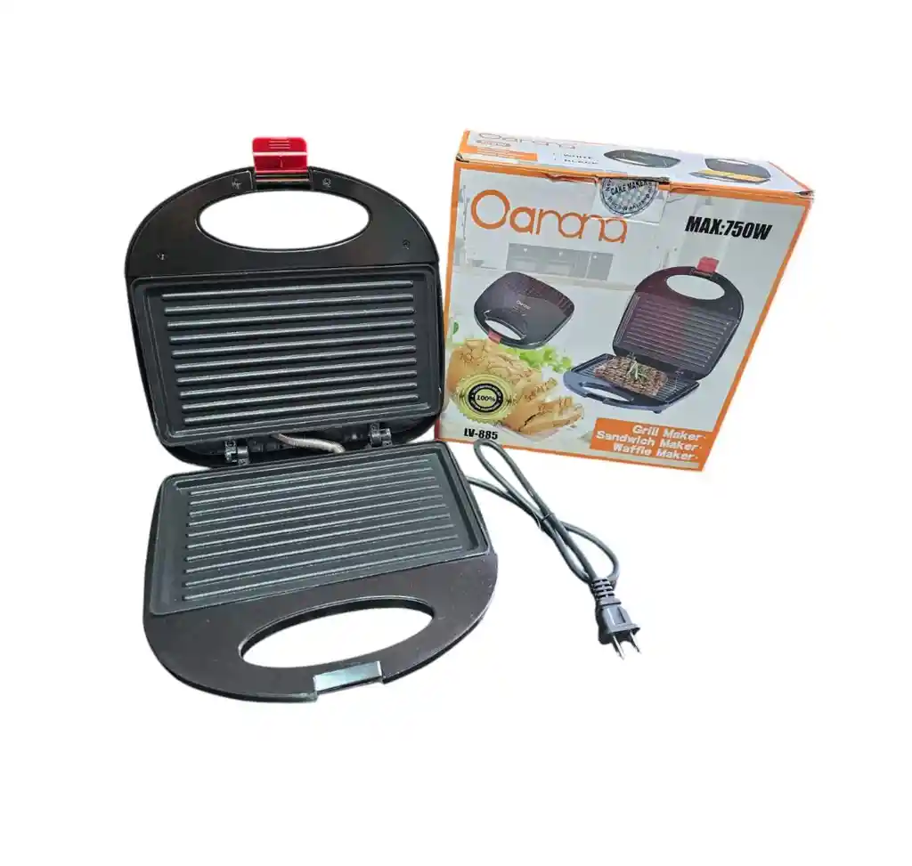 Sandwichera Parrilla De Prensa Panini Antiadheren 750w