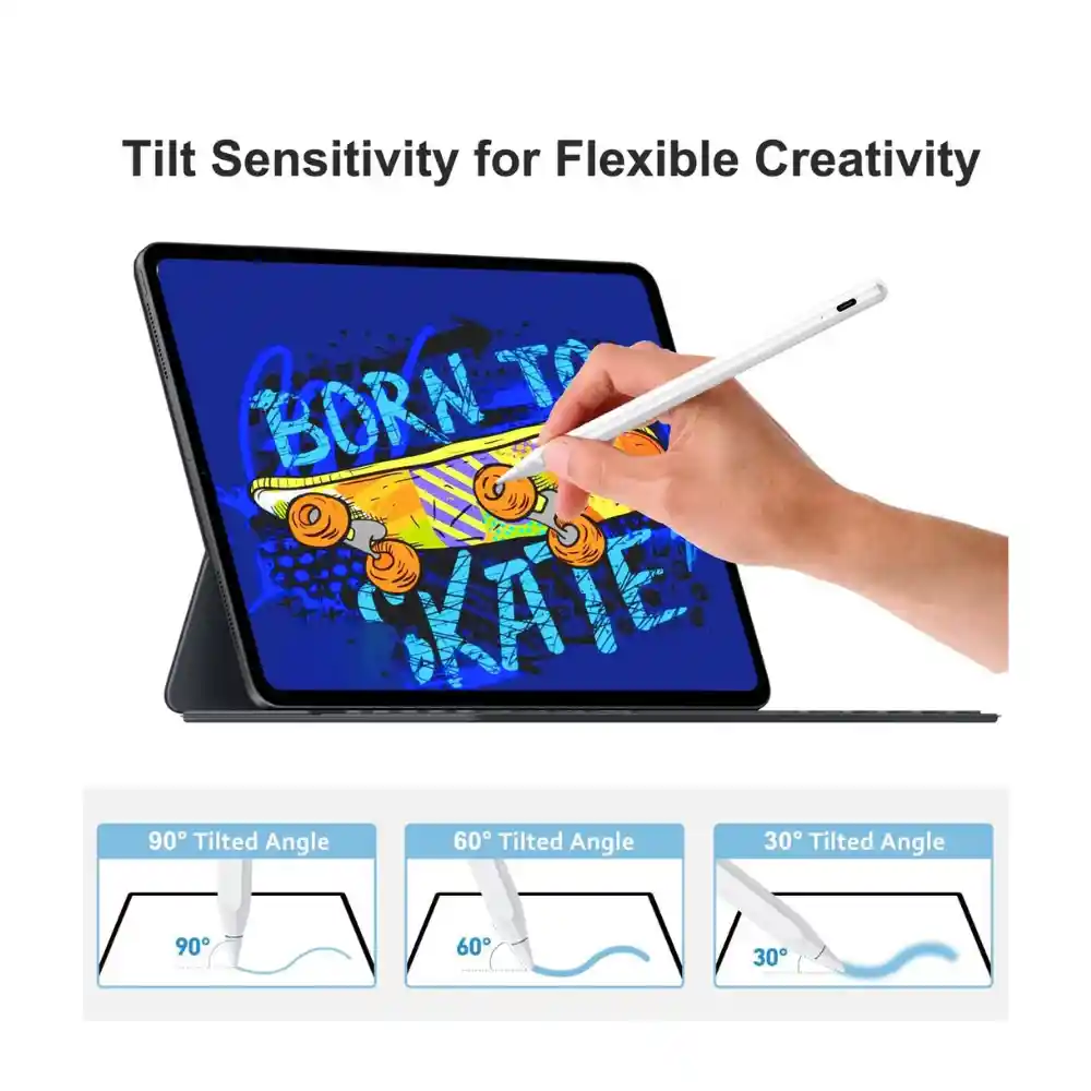 Lapiz Tactil Ipad Apple Optico Rechazo De Palma Carga Rapida