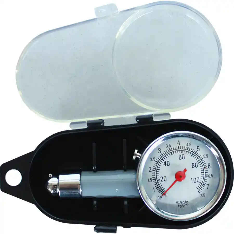Calibrador De Llantas Tipo Manómetro 100psi Universal