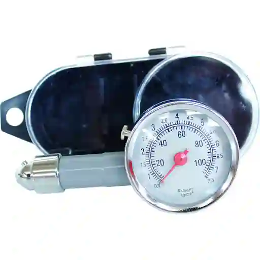 Calibrador De Llantas Tipo Manómetro 100psi Universal