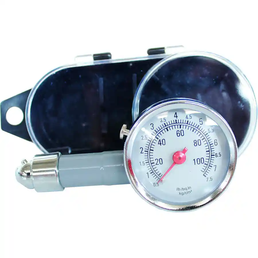Calibrador De Llantas Tipo Manómetro 100psi Universal