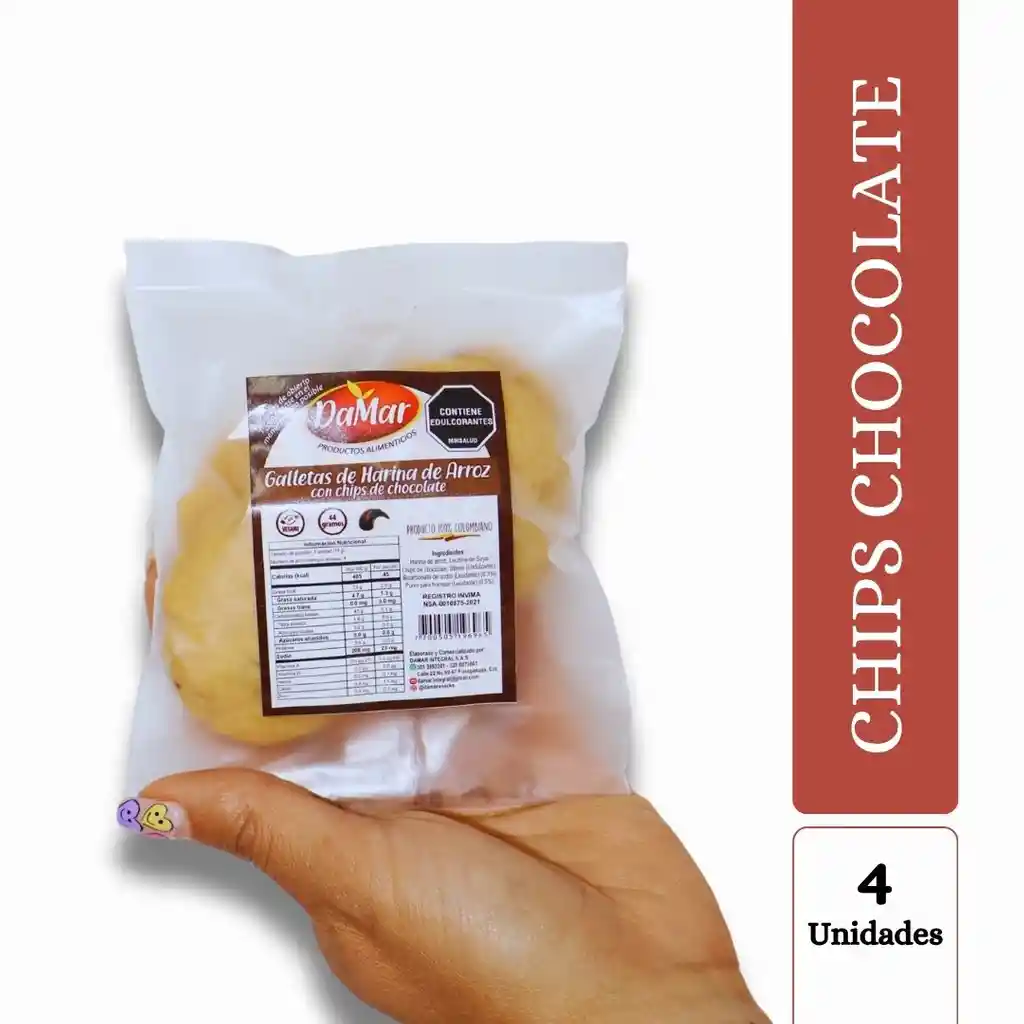 Galletas De Arroz Con Chips De Chocolate