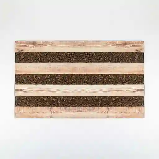 Tapete Expressions Entrada Forest 75x45cm Natural 100% Caucho