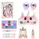 Maleta Kit Unicornio Manicure Antifaz Niñas Juguete Esmaltes