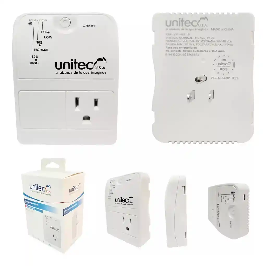 Protector De Voltaje Para Electrodomésticos Unitec