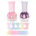 Maleta Kit Unicornio Maquillaje Para Niñas Juguete Esmaltes