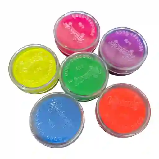 Pintu Caritas Para Maquillaje Artistico Color Verde Morado Rosado Naranja Azul Amarillo