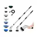 Cepillo Limpieza 9 En 1 Electrico Recargable Giratorio Hogar Auto