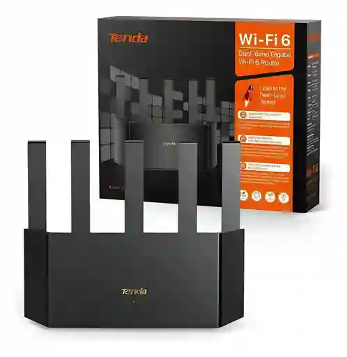 Router Tenda Tx2l-pro Wi-fi 6 De Doble Banda 2.4ghz Y 5ghz, Con 5 Antenas, Puertos Gigabit, Wi-fi+, Control Parental Y Cobertura De Hasta 1km