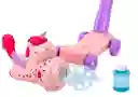 Máquina Caminador De Burbujas En Luces De Unicornio Rosa