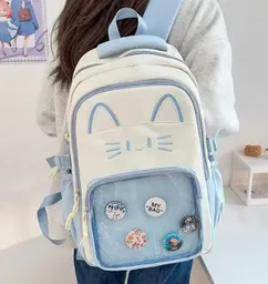 Morral Bolso Gato Con Variedad De Compartimientos