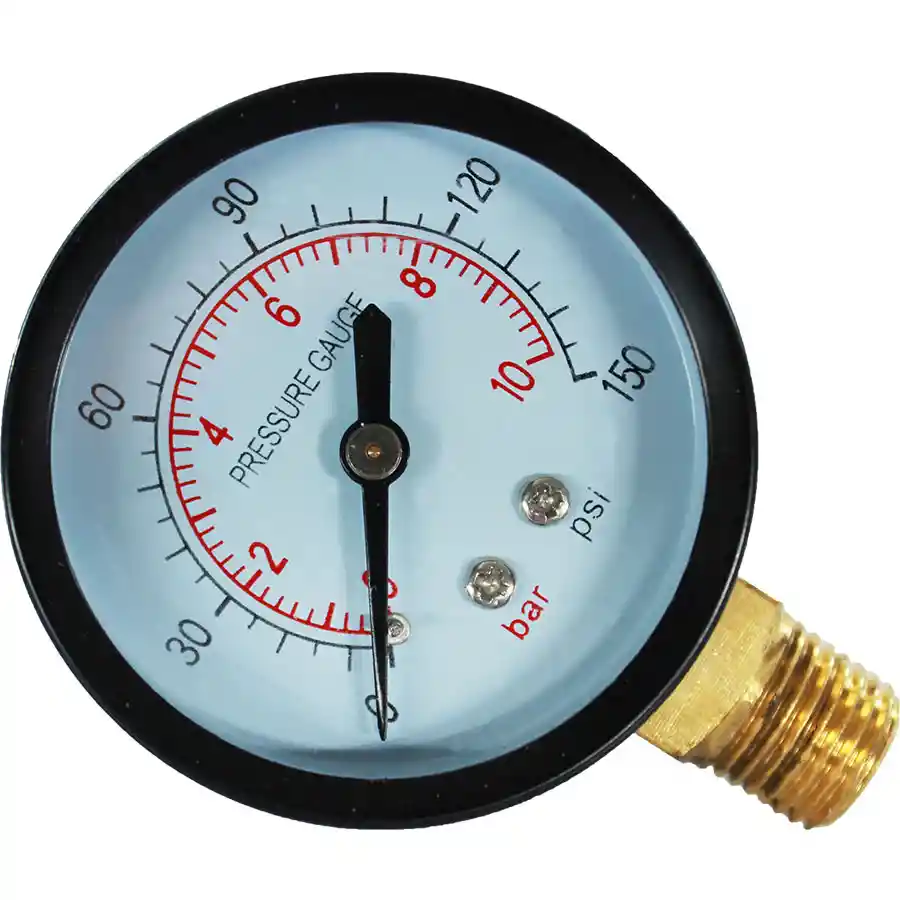 Manómetro De 150 Psi Vertical Conexión De ¼”