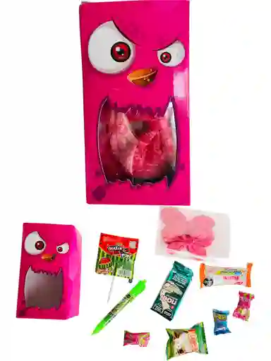Regalo Especial Para Niñas Monster Con Moñitas, Dulces Y Mas - Feliz Dia De Halloween - Dia De Los Niños - 31 De Octubre