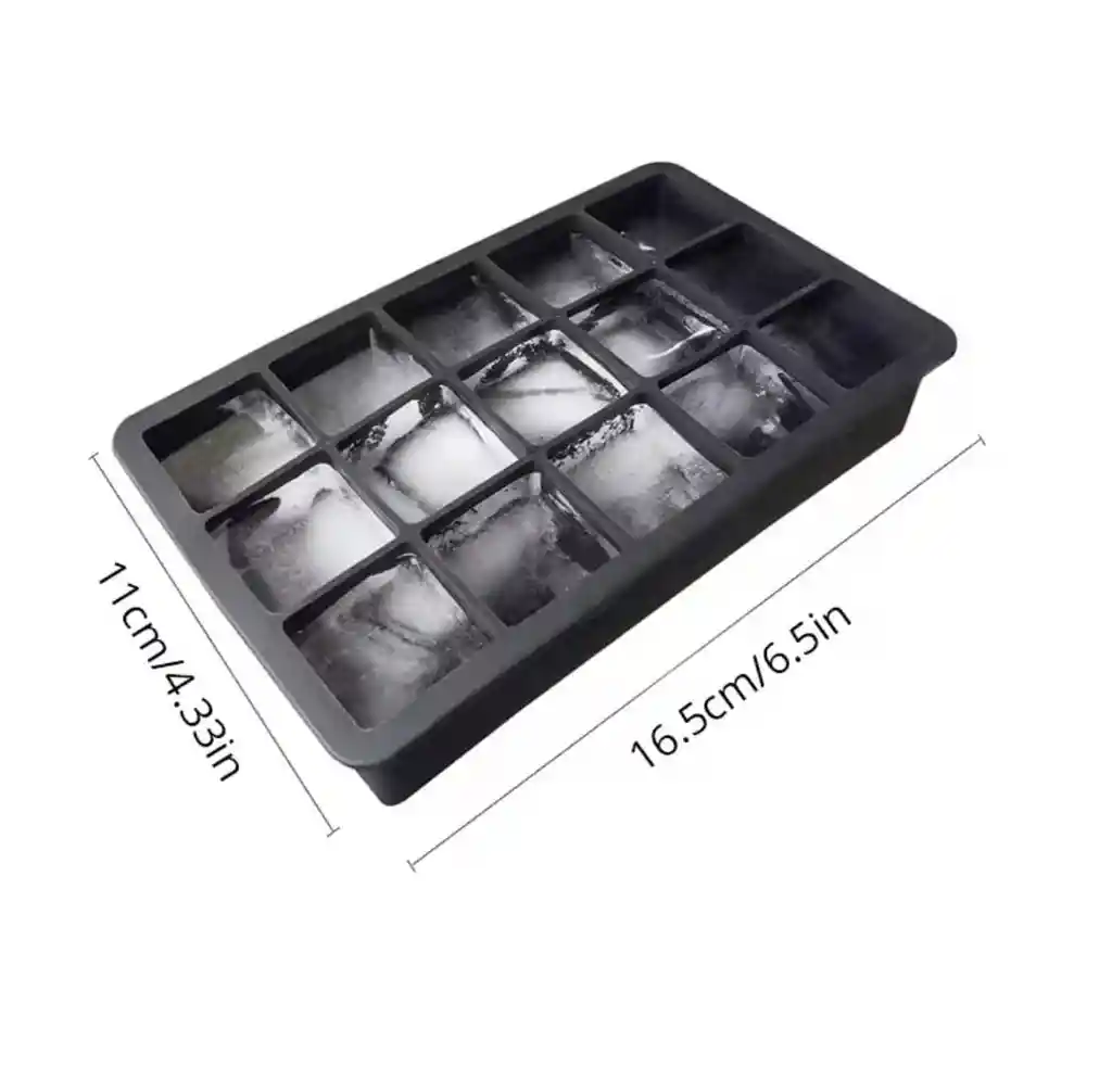 Molde Hielera Cubetera Silicona X15 Hielos Profesionales