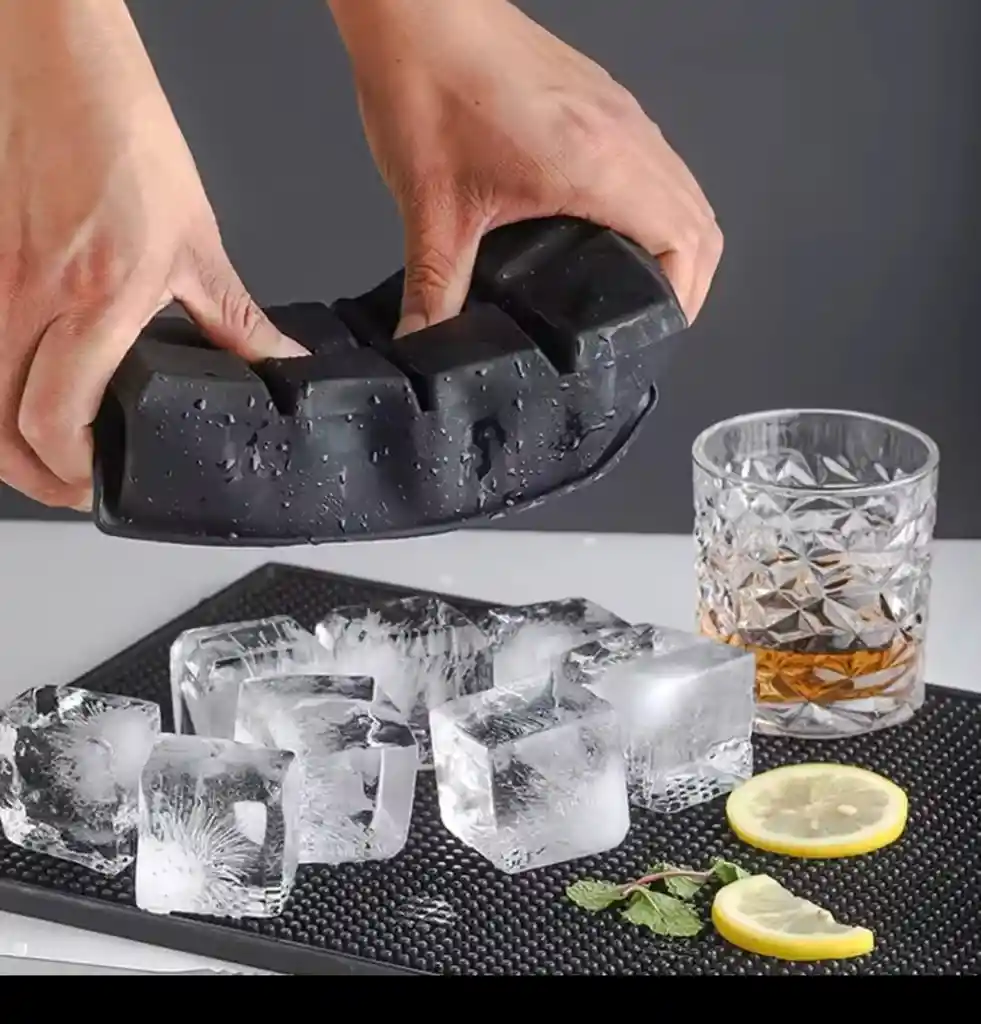 Molde Hielera Cubetera Silicona X15 Hielos Profesionales