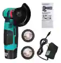 Mini Pulidora Inalámbrica Sin Escobillas 12 V Moler Cortar Azul