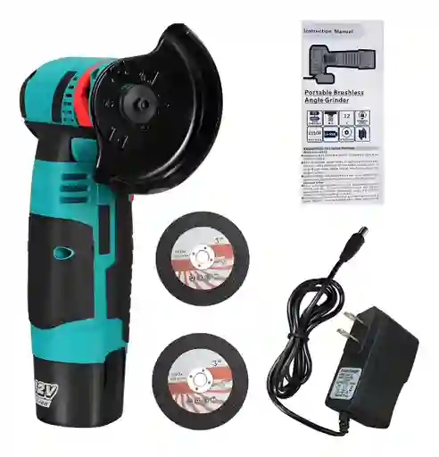 Mini Pulidora Inalámbrica Sin Escobillas 12 V Moler Cortar Azul