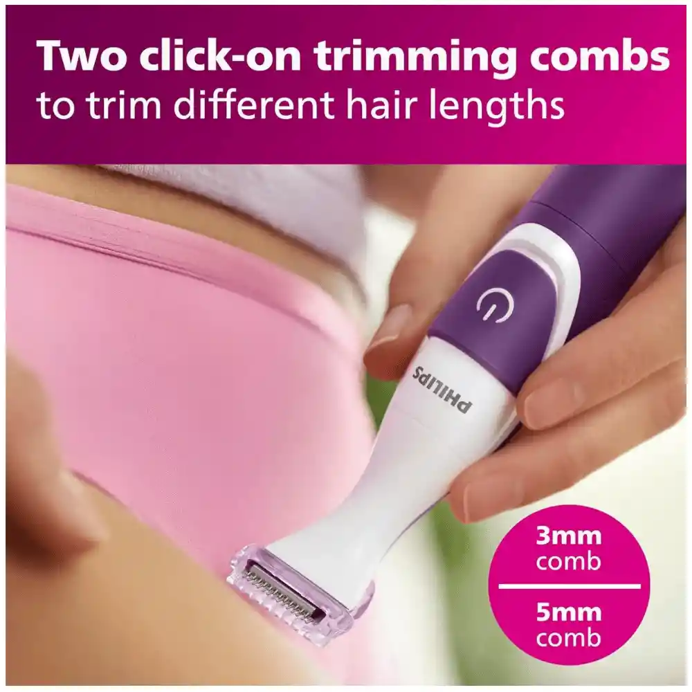 Maquina Afeitar Femenina Inalambrica Philips Bikini Genie