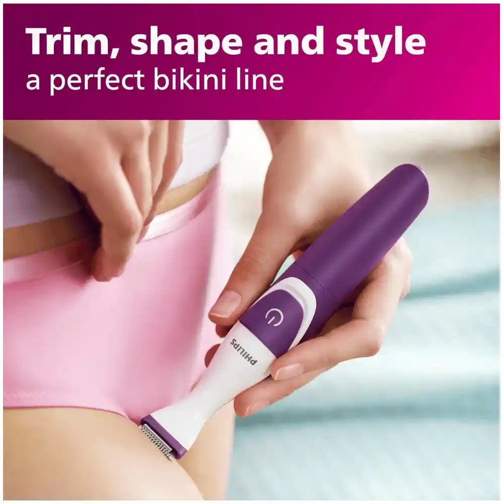 Maquina Afeitar Femenina Inalambrica Philips Bikini Genie
