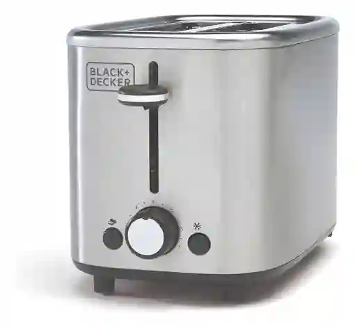 Tostadora De Pan Black+decker 2 Puestos Tr0012ss Gris Plateado