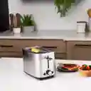 Tostadora De Pan Black+decker 2 Puestos Tr0012ss Gris Plateado
