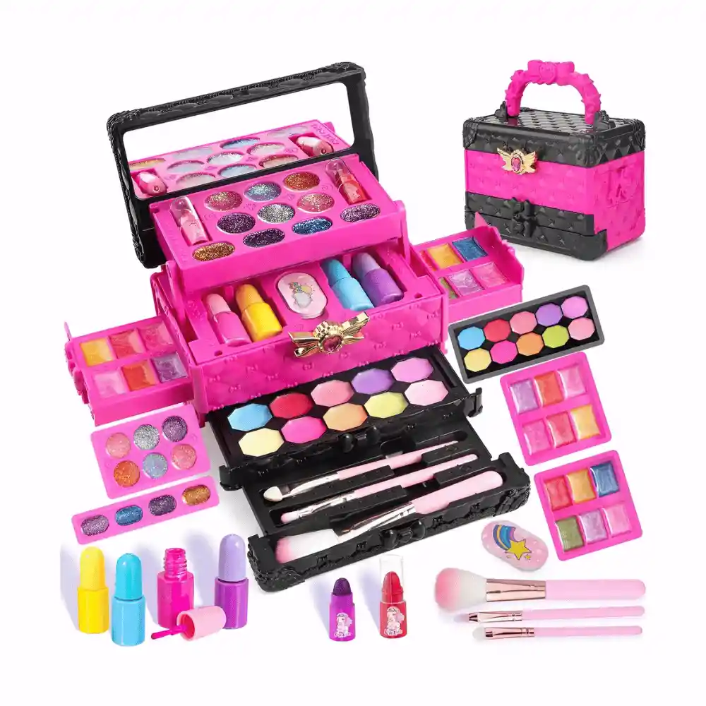 Maquillaje Para Niñas Estuche Juego No Toxico Lavable Regalo