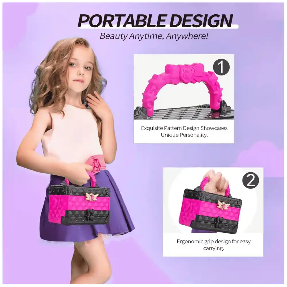 Maquillaje Para Niñas Estuche Juego No Toxico Lavable Regalo