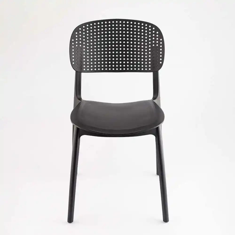 Silla Auxiliar Expressions 43x79x43cm Negro Polipropileno