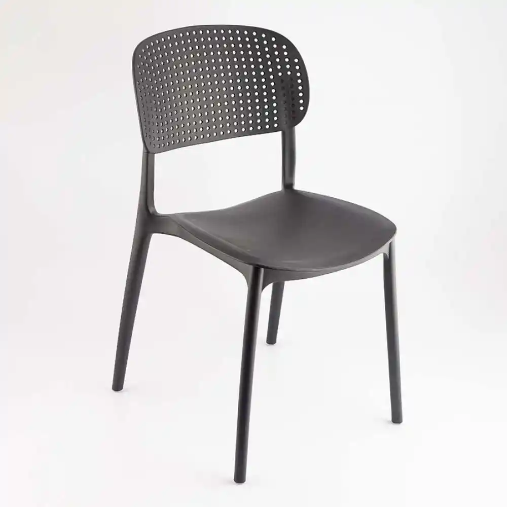 Silla Auxiliar Expressions 43x79x43cm Negro Polipropileno