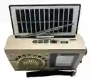 Radio Viena Solar Recargable Am/fm/sw Con Usb, Microsd Y Linterna