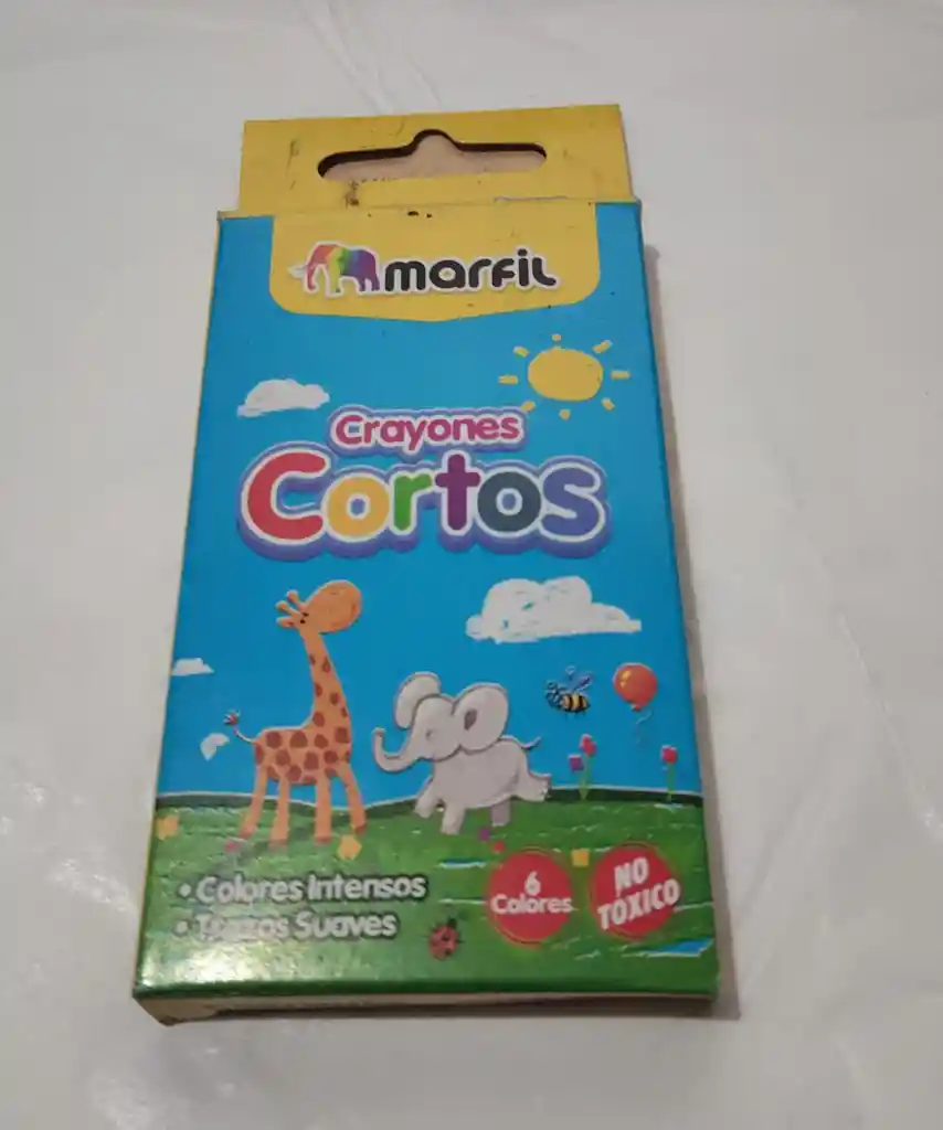 Crayones Cortos X6 Colores