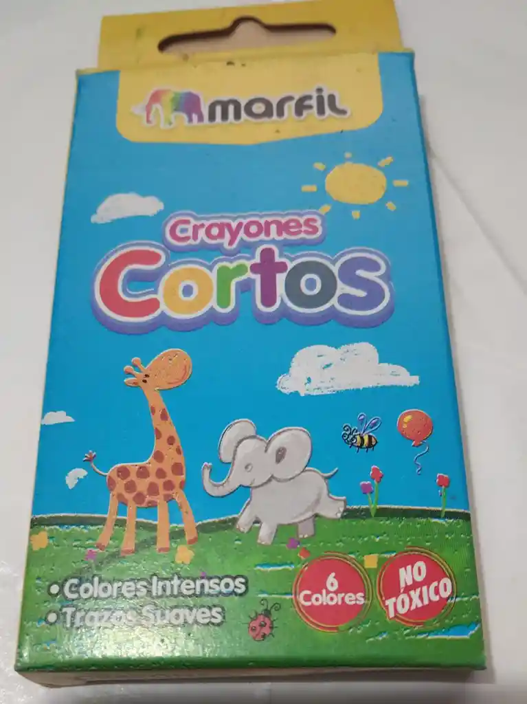 Crayones Cortos X6 Colores