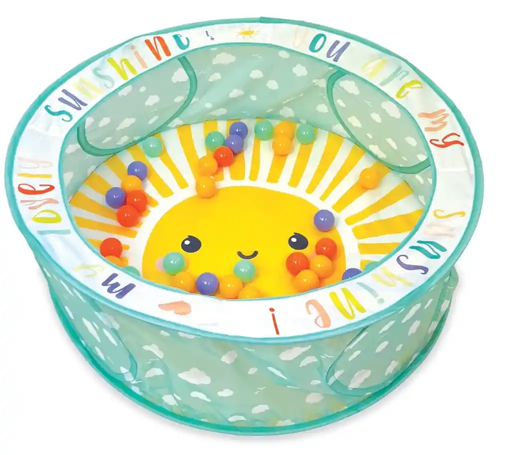 Juguete Niños Piscina De Pelotas Sensorial Plegable Bebé