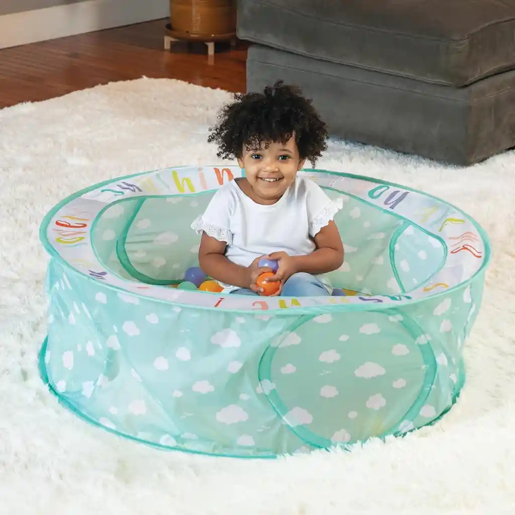 Juguete Niños Piscina De Pelotas Sensorial Plegable Bebé