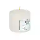 Veladora Bella Luz N3 5x5cm Blanco 90 Gr Parafina N3