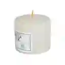 Veladora Bella Luz N3 5x5cm Blanco 90 Gr Parafina N3