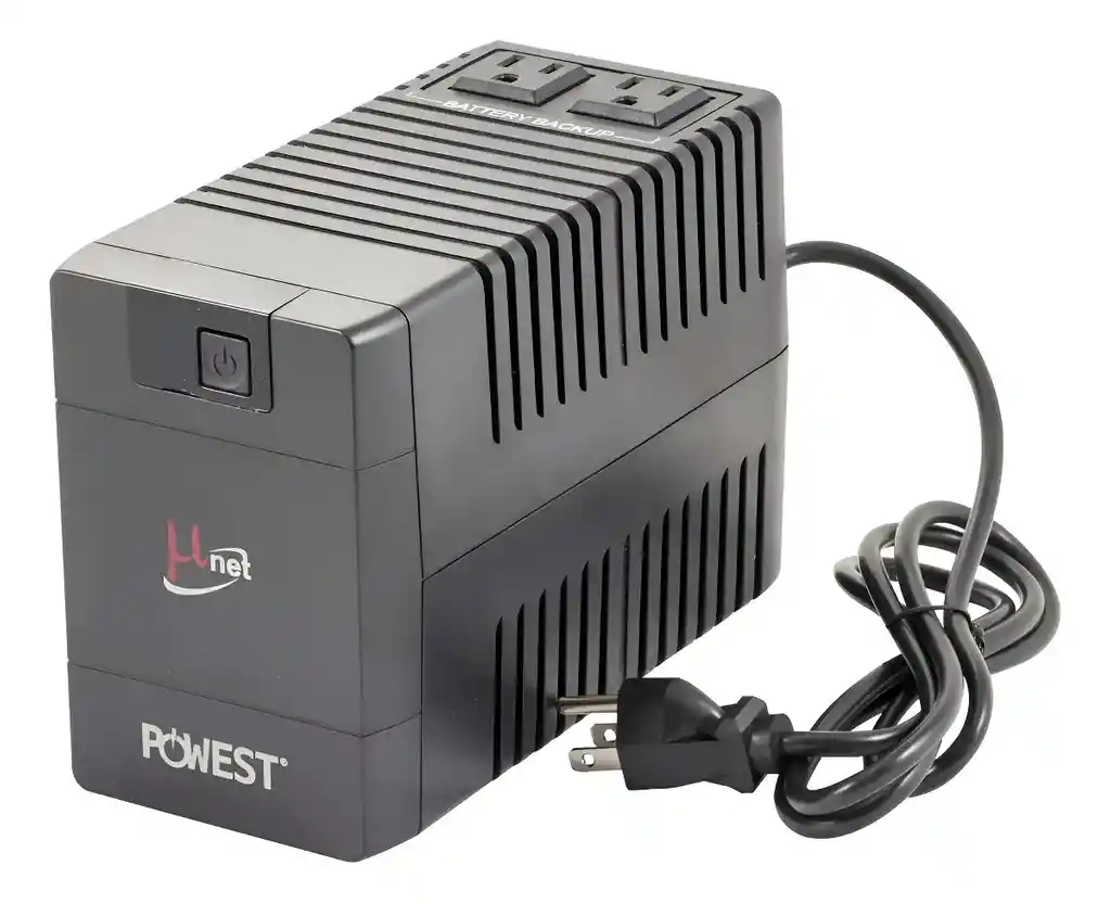 Ups 500 Va Interactiva Powest Micronet 500 Color Negro